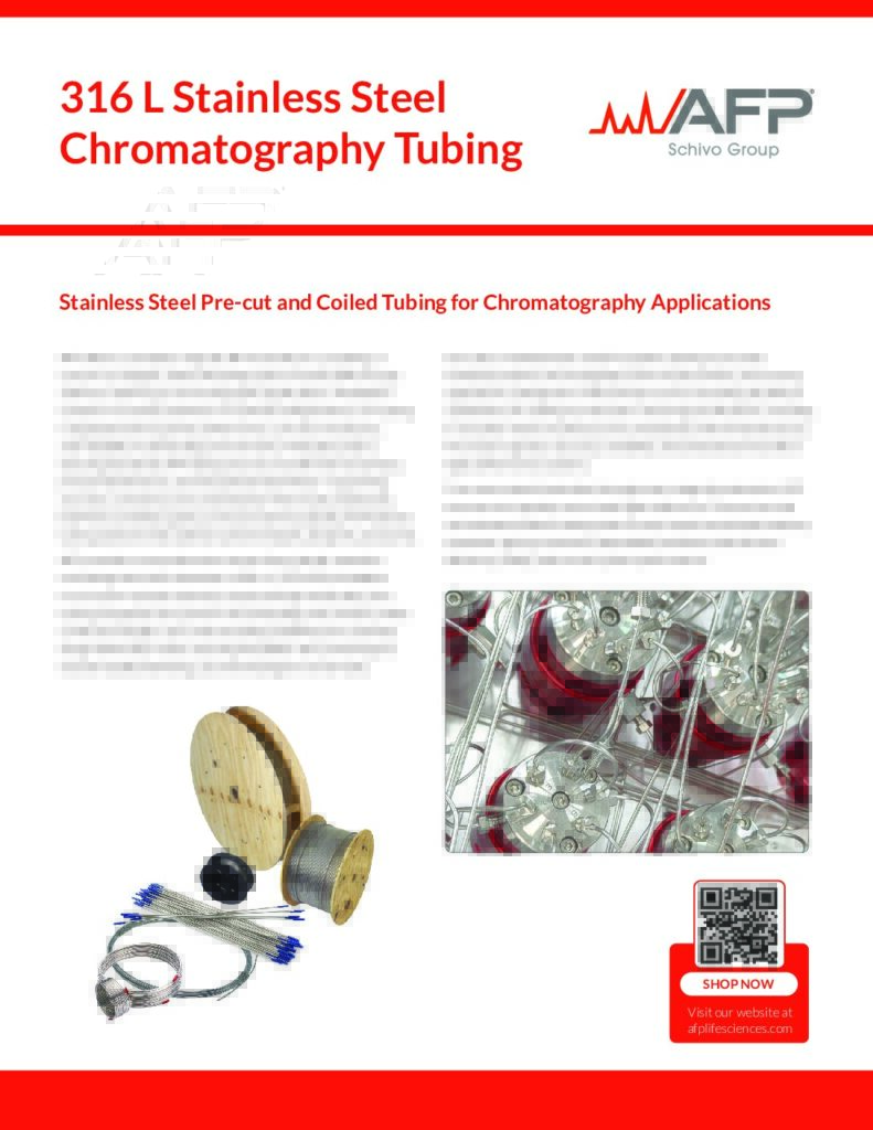 316 L Stainless Steel Chromatography Tubing
