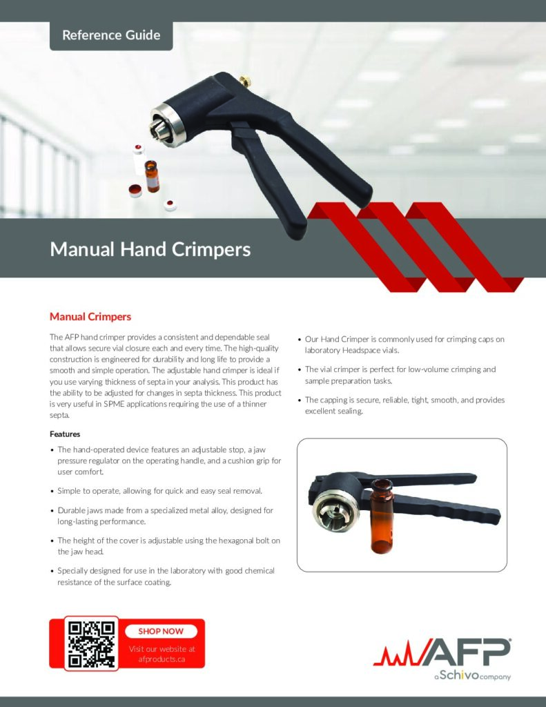 Manual Hand Crimpers