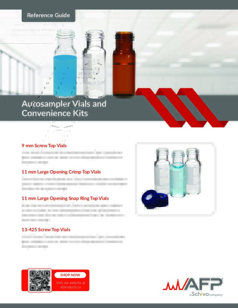 Autosampler Vials and Convenience Kits