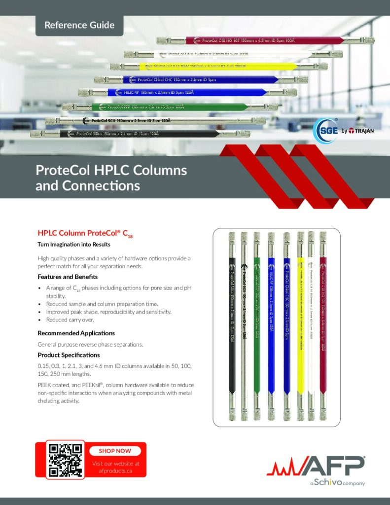 ProteCol HPLC Columns and Connections