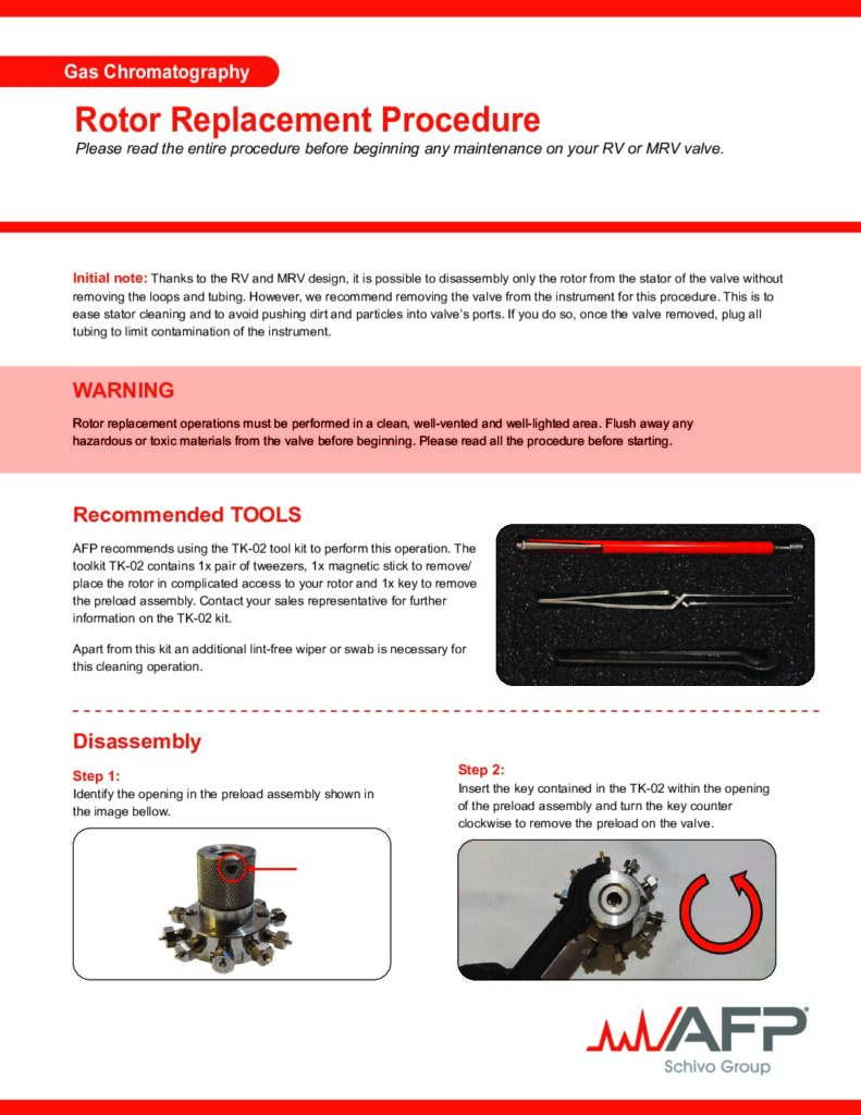 Rotor Replacement Procedure